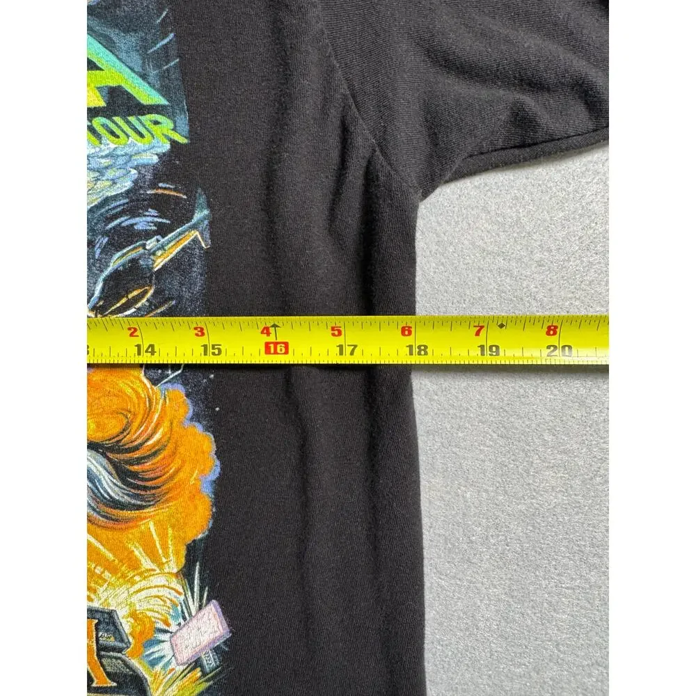 The Hella Tour 2021 Green Day Fall Out Boy Weezer 2 Sided T-shirt Sz Medium